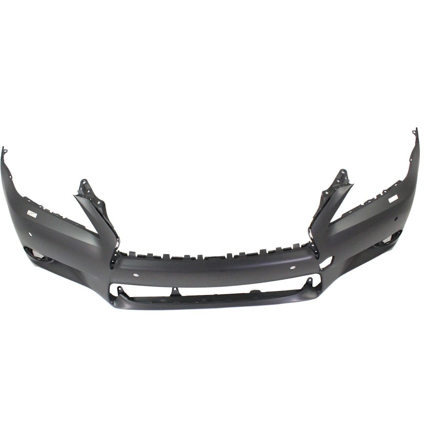 Primed Front Bumper Cover 521193A918 LX1000231 Replacement For Lexus GS350 GS450h 2013 with Fog Lamp Holes Primed