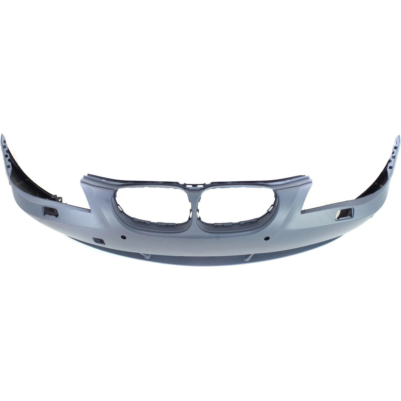 Primed Bumper Cover 51117111740 BM1000153 Replacement For BMW 530i 2004 2005 2006 2007 with Park Distance Control Sensor Holes Front Primed