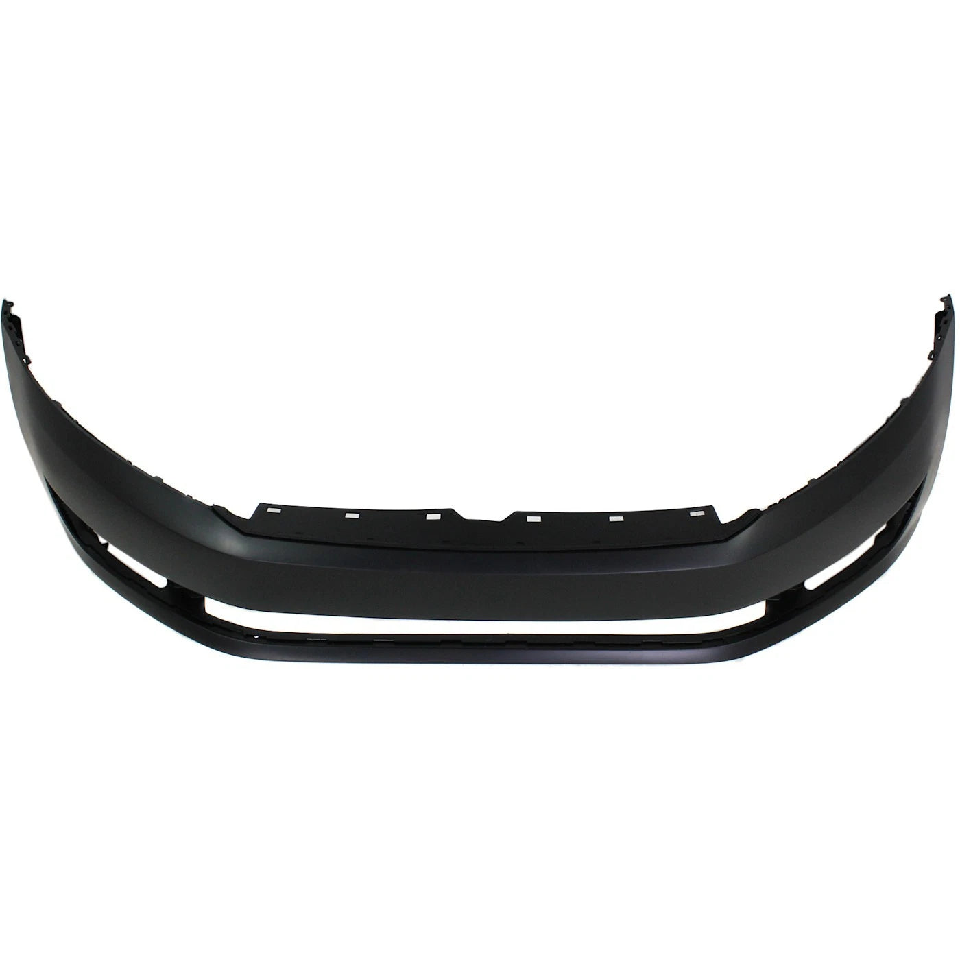 Primed Front Bumper Cover 561807217BGRU VW1000199 Replacement For Volkswagen Passat 2012 2013 2014 2015 with Fog Lamp Holes Primed