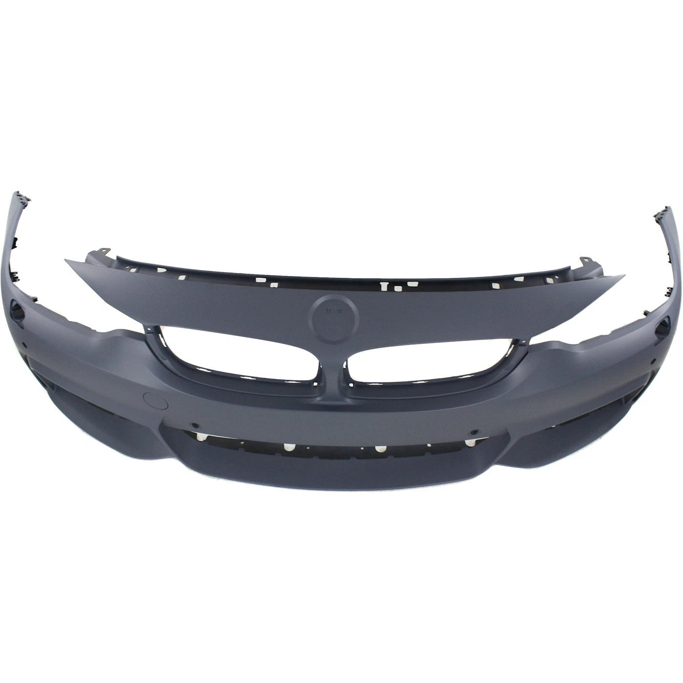 Primed Front Bumper Cover 51118061935 BM1000345 Replacement For BMW 428i 2014 2015 2016 Gran Coupe with M Sport/HLW/Sensor/IPAS/Cam Primed