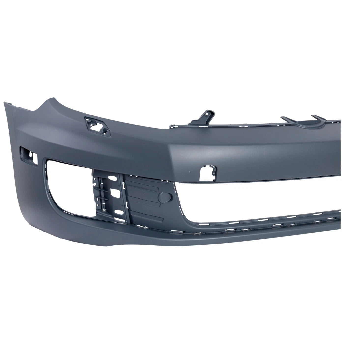 Primed Front Bumper Cover 5K0807217CFGRU VW1000185 Replacement For Volkswagen Golf 2010 2011 2012 2013 2014 Replacement For GTI 2010-2014 With Headlight Washer Holes Primed