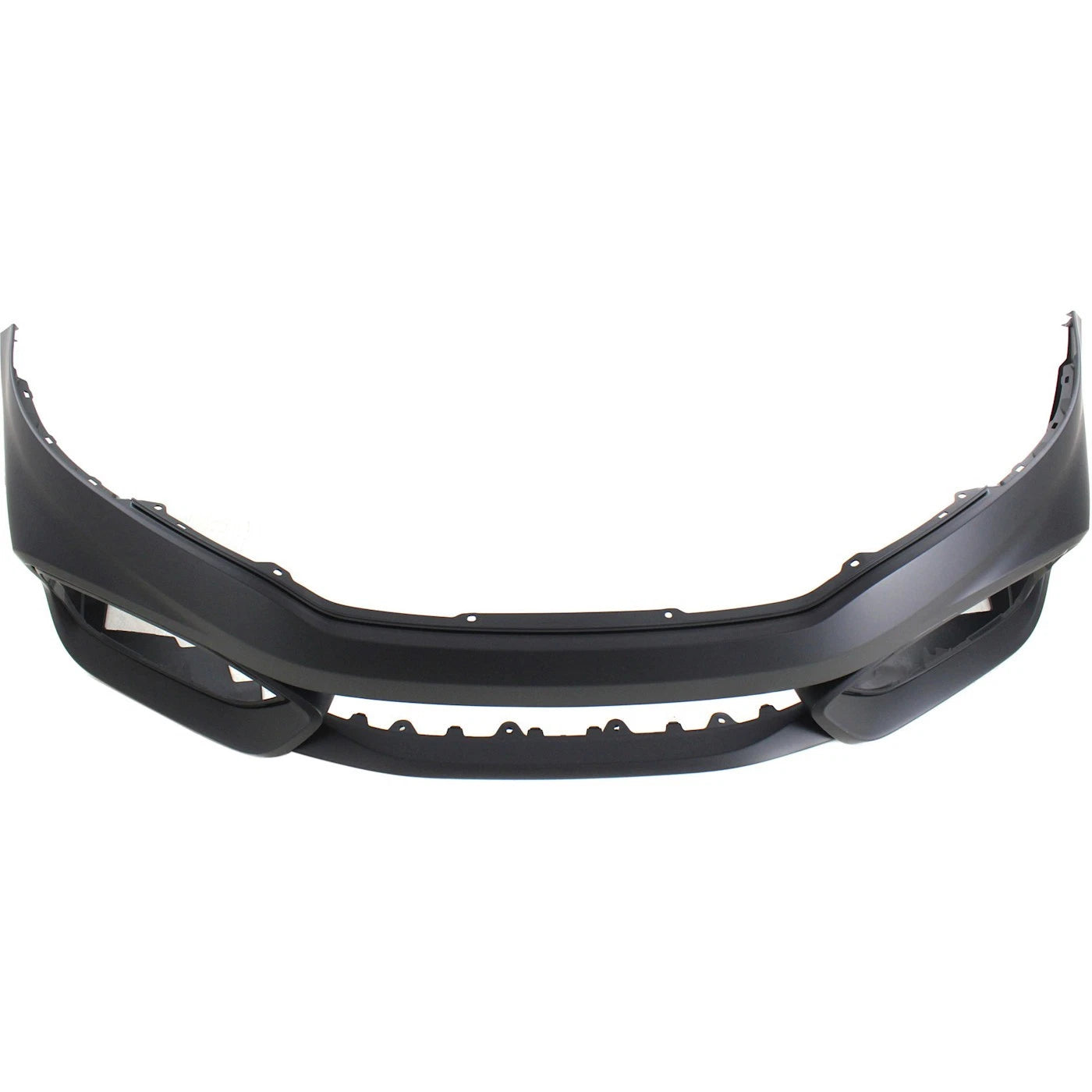 Primed Front Bumper Cover 71101TS8A50ZZ HO1000296 Replacement For Honda Civic Coupe 2014 2015 with Fog Lamp Holes Primed