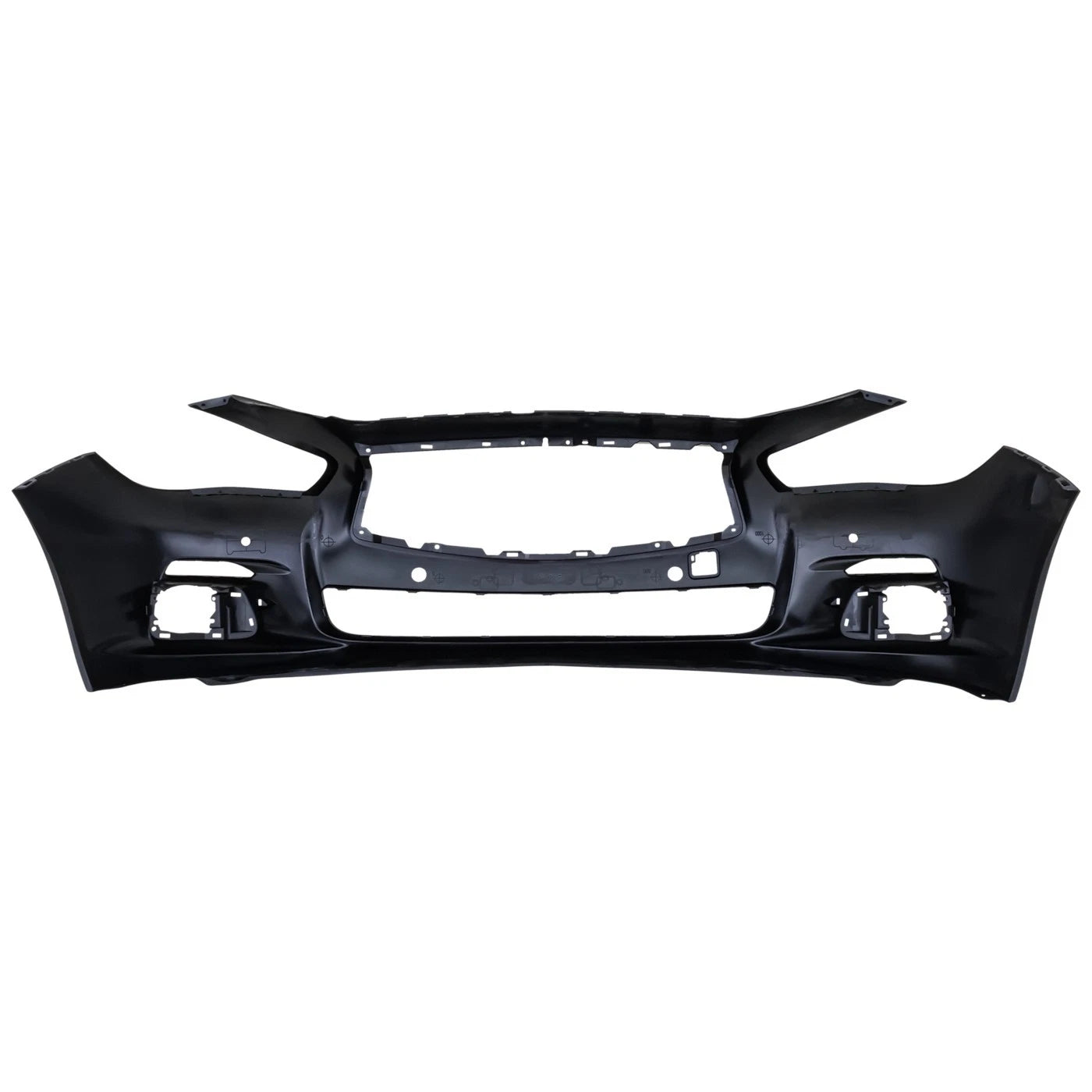 Primed Front Bumper Cover Primed 620224HC0H IN1000257 Replacement For Infiniti Q50 2014 2015 2016 2017