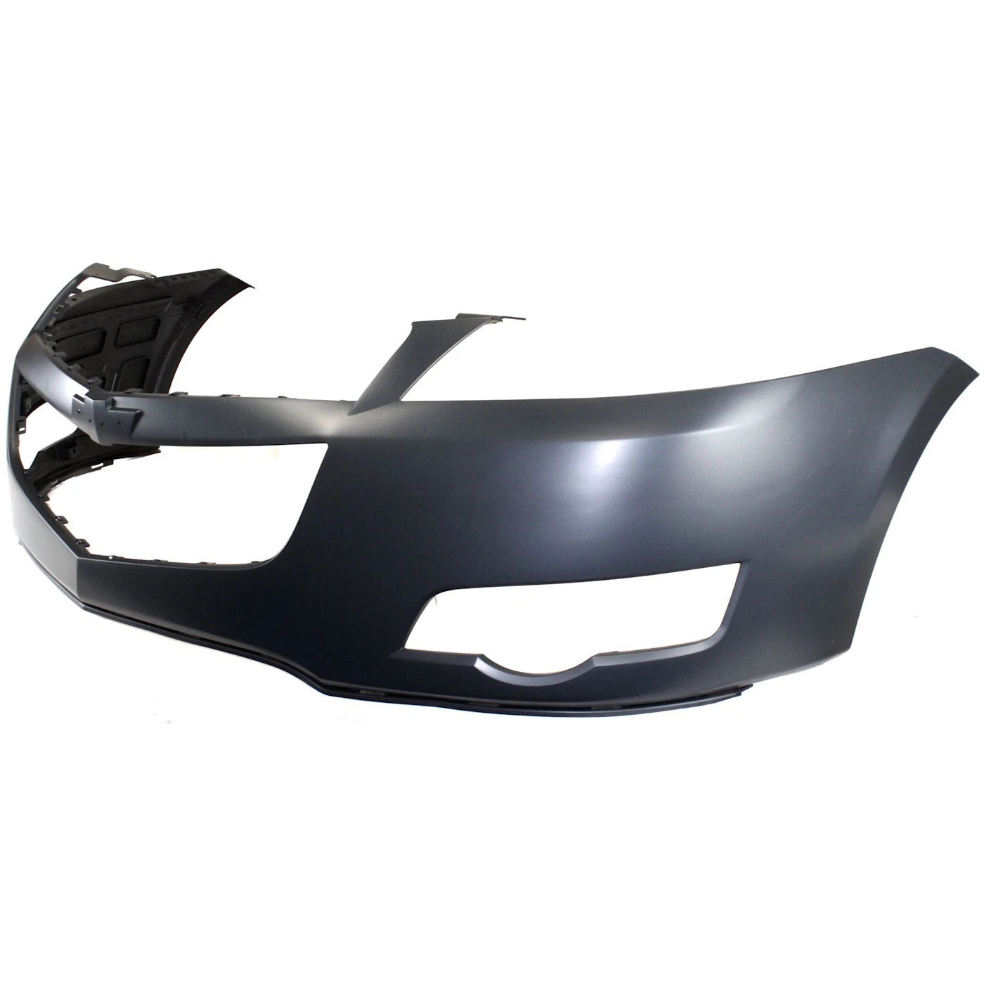 Primed Front Upper Bumper Cover 25955129 GM1000897 Replacement For Chevy Traverse 2009 2010 2011 2012 with Fog Lamp Holes Primed
