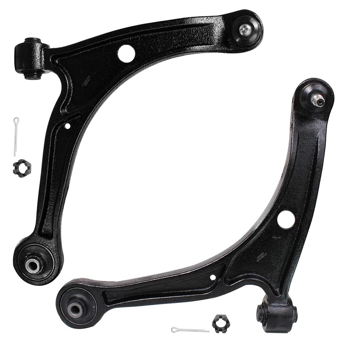 2pc K621349 K621350 Front Lower Control Arms with Ball Joints for Honda Pilot 2003 2004 2005 2006 2007 2008,for Acura MDX 2001 2002 2003 2004 2005 2006