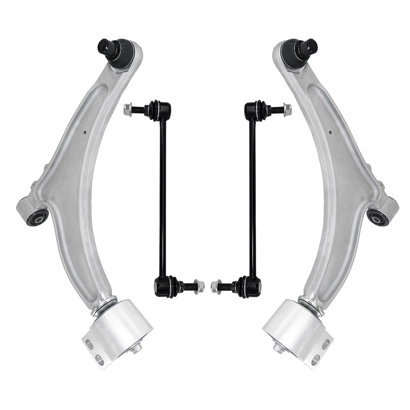 4pc K641500 K641501 K750519 Front Lower Control Arms with Ball Joint Sway Bar Links for Buick LaCrosse 2010 2011 2012 for Buick Regal 2011 2012