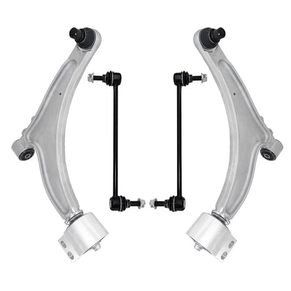 4pc K641500 K641501 K750519 Front Lower Control Arms with Ball Joint Sway Bar Links for Buick LaCrosse 2010 2011 2012 for Buick Regal 2011 2012