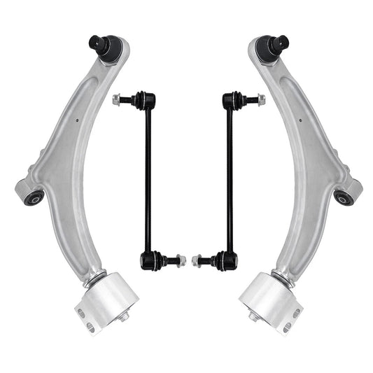 4pc K641500 K641501 K750519 Front Lower Control Arms with Ball Joint Sway Bar Links for Buick LaCrosse 2010 2011 2012 for Buick Regal 2011 2012