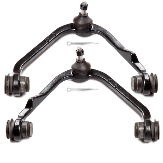 2pc K8726 K8728 2WD Front Upper Control Arms with Ball Joint for Ford Expedition 1997-2002 for Lincoln Navigator 1998-2002 for Ford F-150 1997-2003 for F-250 1997-1999 for Lincoln Blackwood 2002
