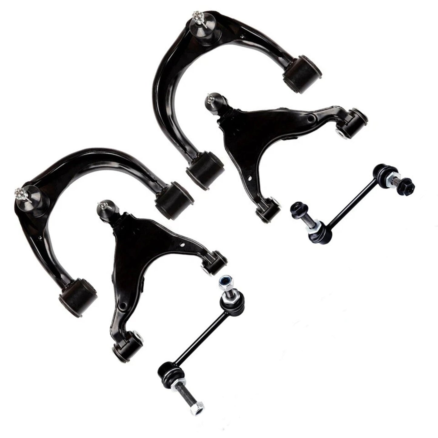 6pc K620061 K620062 K620063 K620064 K90677 K90683 Front Upper Lower Control Arms Sway Bars Kit for Toyota FJ Cruiser 4Runner for Lexus GX470 2003 2004 - 2007 2008 2009