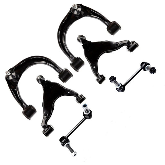 6pc K620061 K620062 K620063 K620064 K90677 K90683 Front Upper Lower Control Arms Sway Bars Kit for Toyota FJ Cruiser 4Runner for Lexus GX470 2003 2004 - 2007 2008 2009