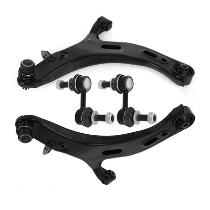 4pc K623343 K623344 K750422 Front Lower Control Arms with Ball Joint Sway Bars Kit for Subaru Legacy 2010 2011 2012 2013 2014