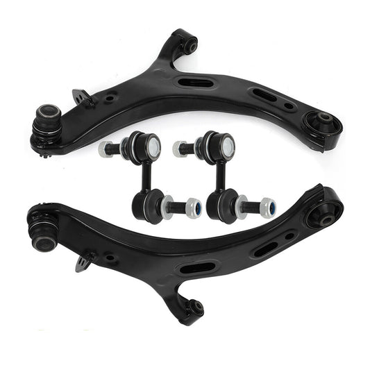 4pc K623343 K623344 K750422 Front Lower Control Arms with Ball Joint Sway Bars Kit for Subaru Legacy 2010 2011 2012 2013 2014