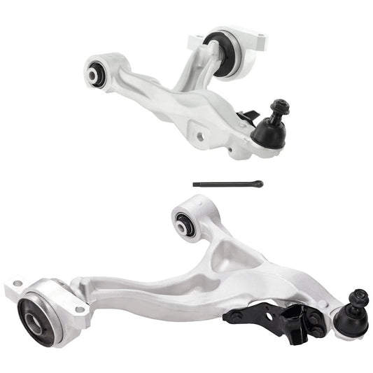 2pc K621596 K621597 RWD Front Lower Control Arm with Ball Joints for Infiniti G25 G35 G37 Q40 2009 2010 2011 2012 2013 2015