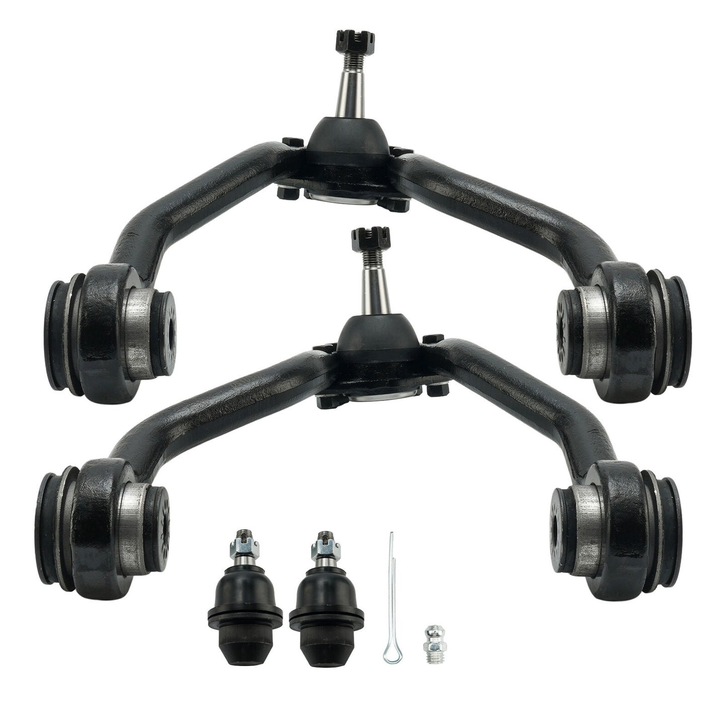 4pc K620719 K620720 K6477 Front Upper Control Arm with Lower Ball Joint for Chevy K1500 1995-1999 GMC K2500 1995-2000 for Chevy Tahoe 1995-2000 for GMC Yukon 1995-2000