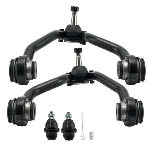 4pc K620719 K620720 K6477 Front Upper Control Arm with Lower Ball Joint for Chevy K1500 1995-1999 GMC K2500 1995-2000 for Chevy Tahoe 1995-2000 for GMC Yukon 1995-2000