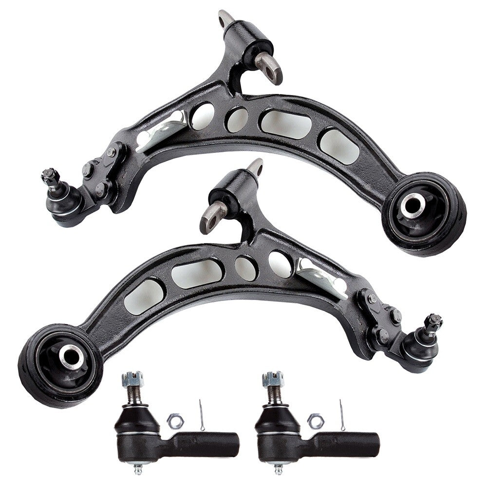 4pc K640191 K640192 ES3306 Front Control Arms with Ball Joint Tie Rod for Lexus ES300 1992-2001 for Toyota Avalon 1995-1997 for Toyota Camry 1992-2001