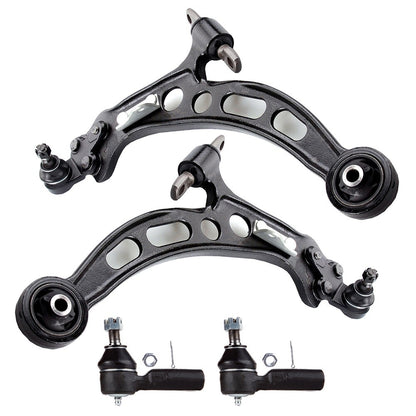 4pc K640191 K640192 ES3306 Front Control Arms with Ball Joint Tie Rod for Lexus ES300 1992-2001 for Toyota Avalon 1995-1997 for Toyota Camry 1992-2001