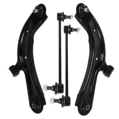 4pc K622160 K622159 K750719 Front Lower Control Arm Sway Bar Ends for Nissan Sentra NV200 2013 2014 2015 2016 2017 2018 2019 for Chevy City Express 2015 2016 2017 2018
