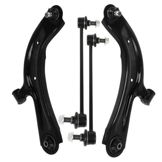 4pc K622160 K622159 K750719 Front Lower Control Arm Sway Bar Ends for Nissan Sentra NV200 2013 2014 2015 2016 2017 2018 2019 for Chevy City Express 2015 2016 2017 2018