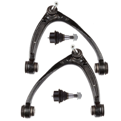 4pc K80669 K80670 K6541 Front Upper Control Arms with Ball Joint Kit for Chevy Silverado 1500 2007-2016 for GMC Sierra 1500 2007-2016 for Tahoe 2007-2016
