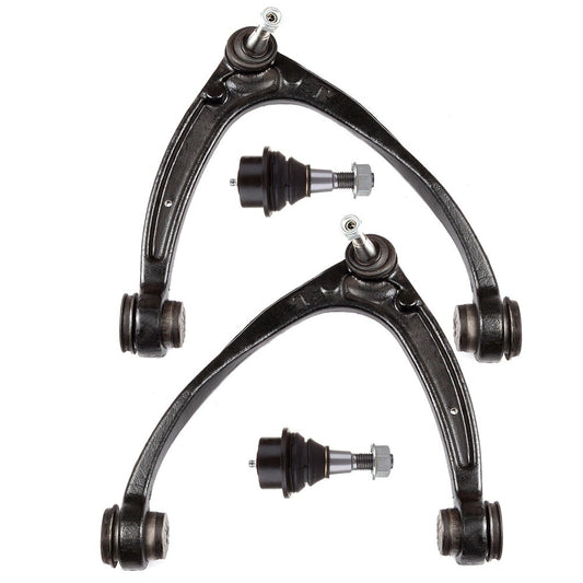 4pc K80669 K80670 K6541 Front Upper Control Arms with Ball Joint Kit for Chevy Silverado 1500 2007-2016 for GMC Sierra 1500 2007-2016 for Tahoe 2007-2016