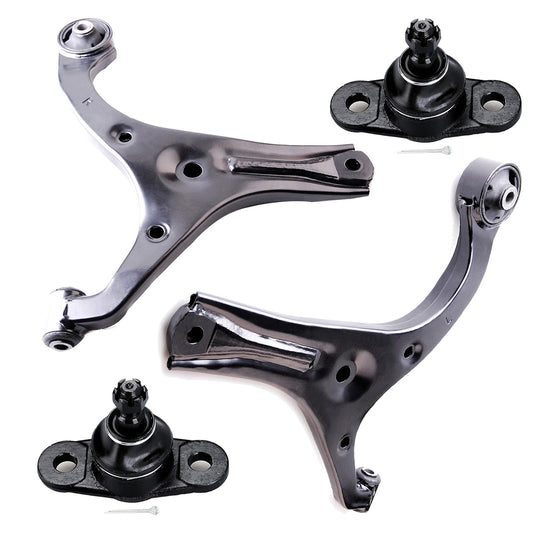 4pc K640403 K640404 K500015 Front Lower Control Arms Ball Joints For HYUNDAI ACCENT for KIA RIO/RIO5 2006 2007 2008 2009 2010 2011
