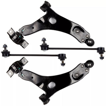 4pc K80407 K80408 K80066 Front Lower Control Arms Ball Joints Sway Bars Kit for Ford Focus 2004 2005 2006 2007 2008 2009 2010 2011