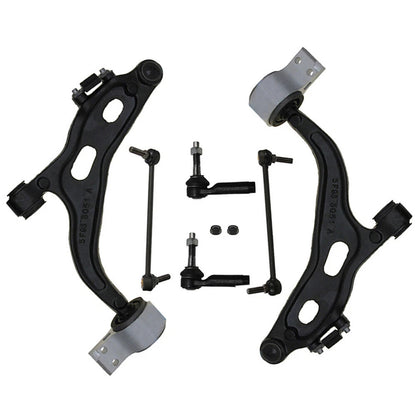 6pc MS401122 MS401121 K750388 K750389 ES800222 Front Lower Control Arm Sway Bar Link Kit for Ford Taurus for Ford FLEX for Lincoln MKS 2010 2011 2012