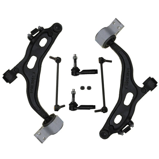 6pc MS401122 MS401121 K750388 K750389 ES800222 Front Lower Control Arm Sway Bar Link Kit for Ford Taurus for Ford FLEX for Lincoln MKS 2010 2011 2012