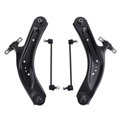 4pc MS301169 MS301168 K750095 K750094 Front Lower Control Arm with Ball Joint Sway Bars for Nissan Rogue Sport 2014 2015 2016 2017 2018 2019