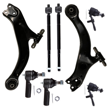8pc K620578 K620579 ES3306 EV301 K9499 Front Control Arm Tie Rod Ball Joint for Toyota Avalon Solara Sienna 1998 1999 2000 2001 2002 2003 2004