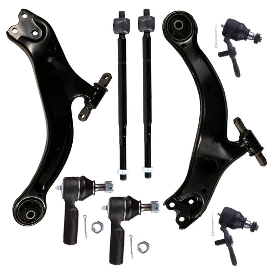 8pc K620578 K620579 ES3306 EV301 K9499 Front Control Arm Tie Rod Ball Joint for Toyota Avalon Solara Sienna 1998 1999 2000 2001 2002 2003 2004