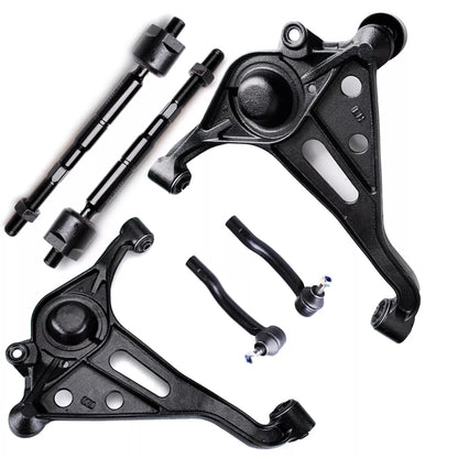 6pc K620307 K620308 ES800426 ES800427 EV800324 Front Lower Control Arm Ball Joints Tie Rods For Chevrolet Tracker 1999 2000 2001 2002 2003 for SUZUKI VITARA 1999-2004