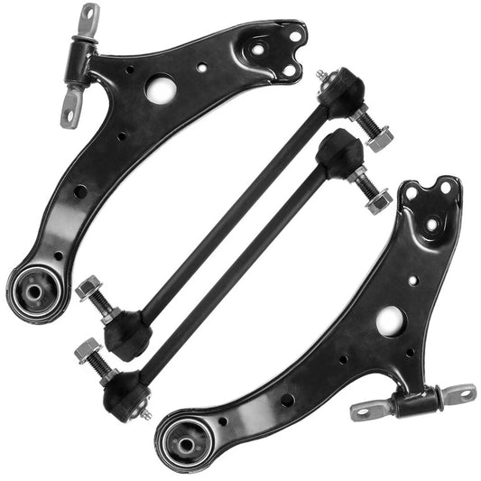 4pc K620333 K620334 K90344 Front Lower Control Arm Sway Bar End Link Suspension Kit For Toyota Camry 2002 2003 2004 2005 2006 for Toyota Highlander 2004 2005 2006 2007