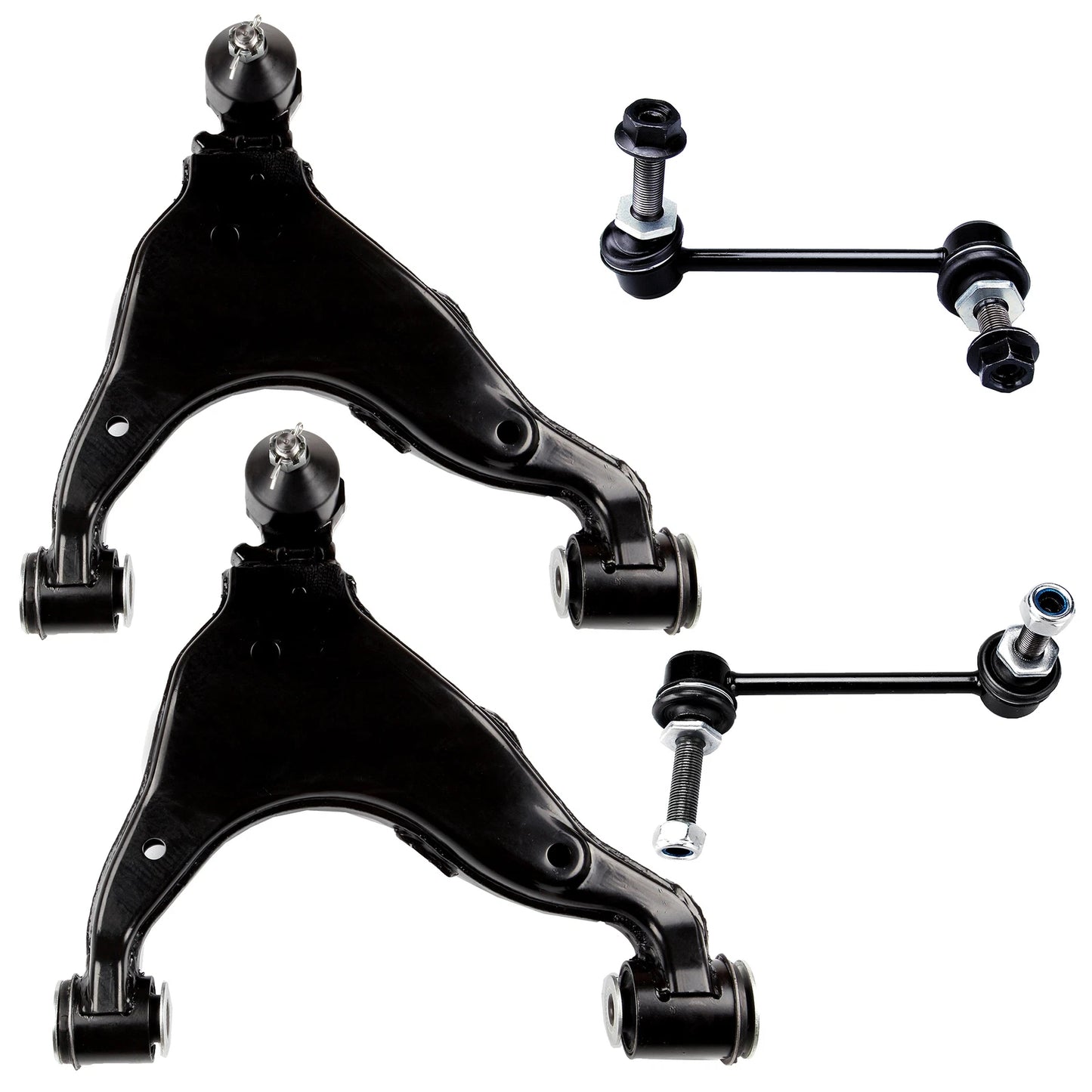 4pc K620061 K620062 K90677 K90683 Front lower Control Arm Sway Bar for Toyota FJ Cruiser 4Runner for Lexus GX470 2003 2004 2005 2006 2007 2008 2009