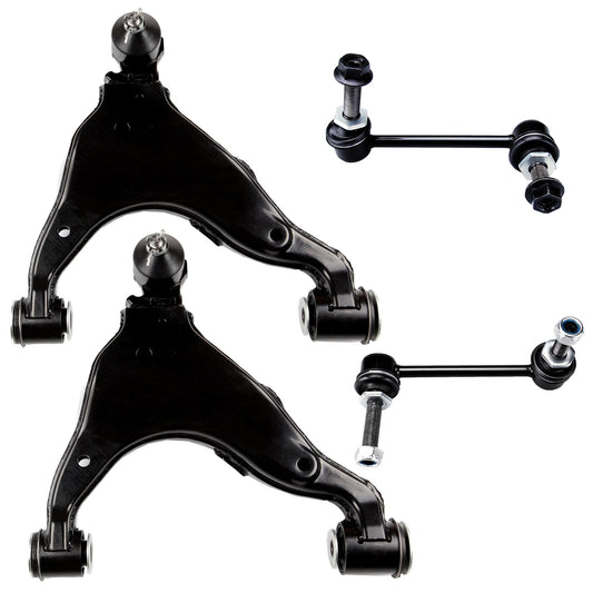 4pc K620061 K620062 K90677 K90683 Front lower Control Arm Sway Bar for Toyota FJ Cruiser 4Runner for Lexus GX470 2003 2004 2005 2006 2007 2008 2009