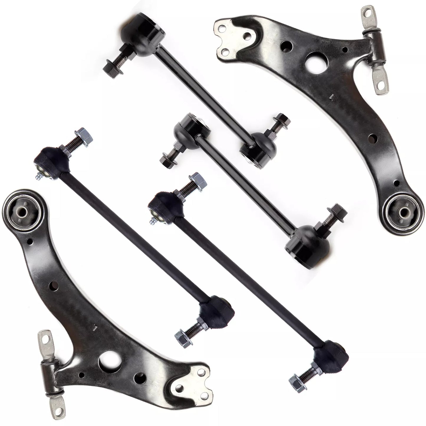 6pc K620333 K620334 K90344 K90345 Front Lower Control Arm Sway Bar Kit For Toyota Camry 2002 2003 2004 2005 2006 for Lexus ES300 2002 2003