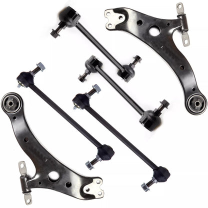 6pc K620333 K620334 K90344 K90345 Front Lower Control Arm Sway Bar Kit For Toyota Camry 2002 2003 2004 2005 2006 for Lexus ES300 2002 2003