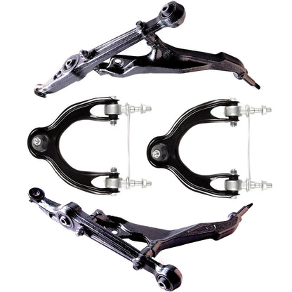 4pc K90448 K90449 K80327 K80328 Front Upper Control Arm and Ball Joint For Honda Civic 1992 1993 1994 1995 for Acura Integra 1994 1995 1996 1997 1998 1999 2000 2001