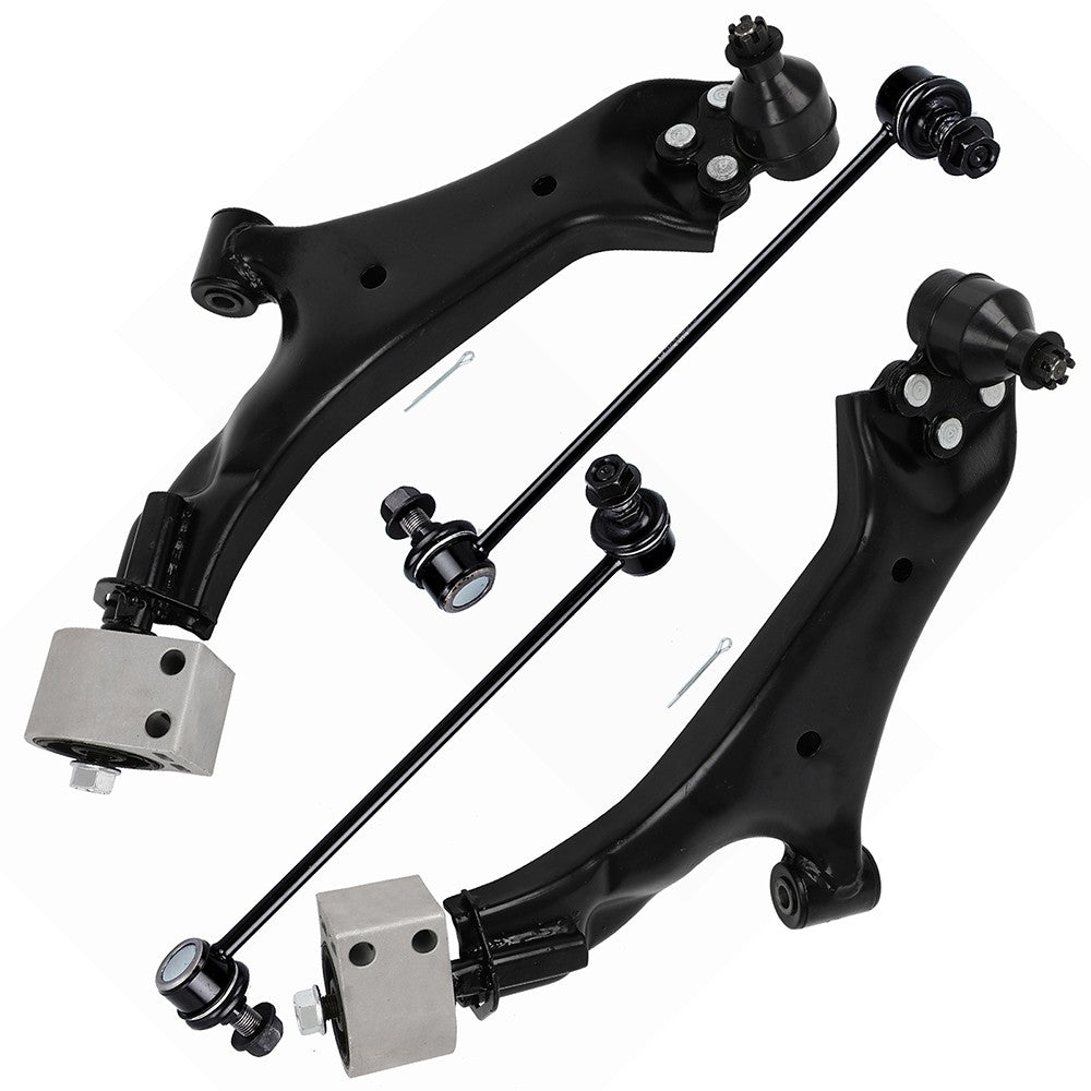 4pc K623488 K623489 K750188 K750189 Front Lower Control Arms with Ball Joint Sway Bars for Chevrolet Equinox  2010-2017 for GMC Terrain 2010 2011 2012 2013 2014 2015 2016 2017