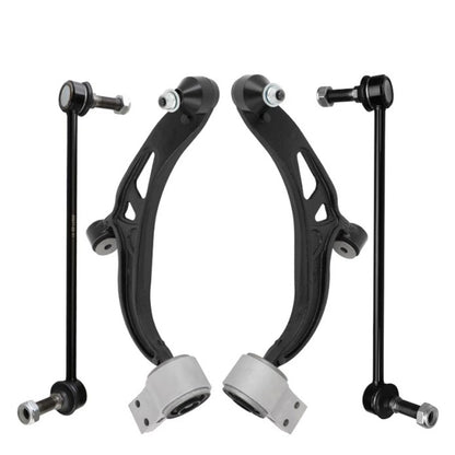 4pc K622215 K622216 K750616 K750617 Front Lower Control Arms with Ball Joint Sway Bar for Ford Explorer 2011 2012 2013 2014 2015 2016 2017 2018 for Ford POLICE INTERCEPTOR UTILITY