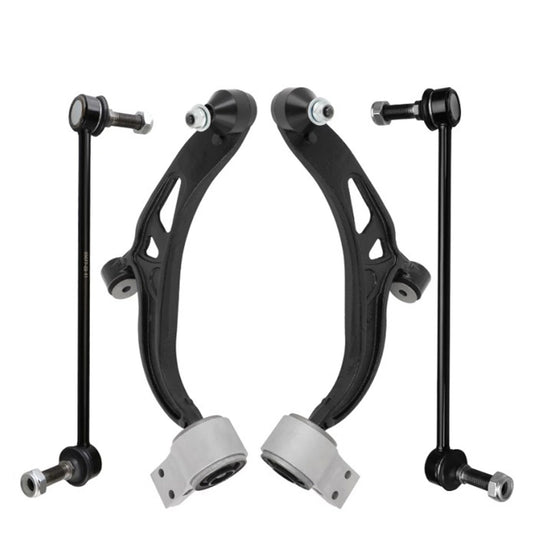 4pc K622215 K622216 K750616 K750617 Front Lower Control Arms with Ball Joint Sway Bar for Ford Explorer 2011 2012 2013 2014 2015 2016 2017 2018 for Ford POLICE INTERCEPTOR UTILITY
