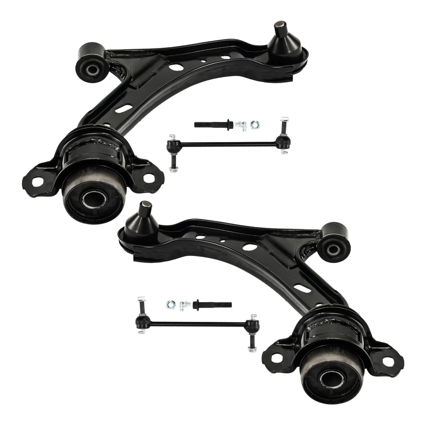 4pc K80726 K80727 K80899 Front Lower Control Arm Ball Joints Sway Bar Links for Ford Mustang 2005 2006 2007 2008 2009 2010