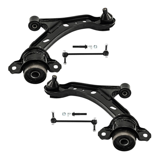4pc K80726 K80727 K80899 Front Lower Control Arm Ball Joints Sway Bar Links for Ford Mustang 2005 2006 2007 2008 2009 2010