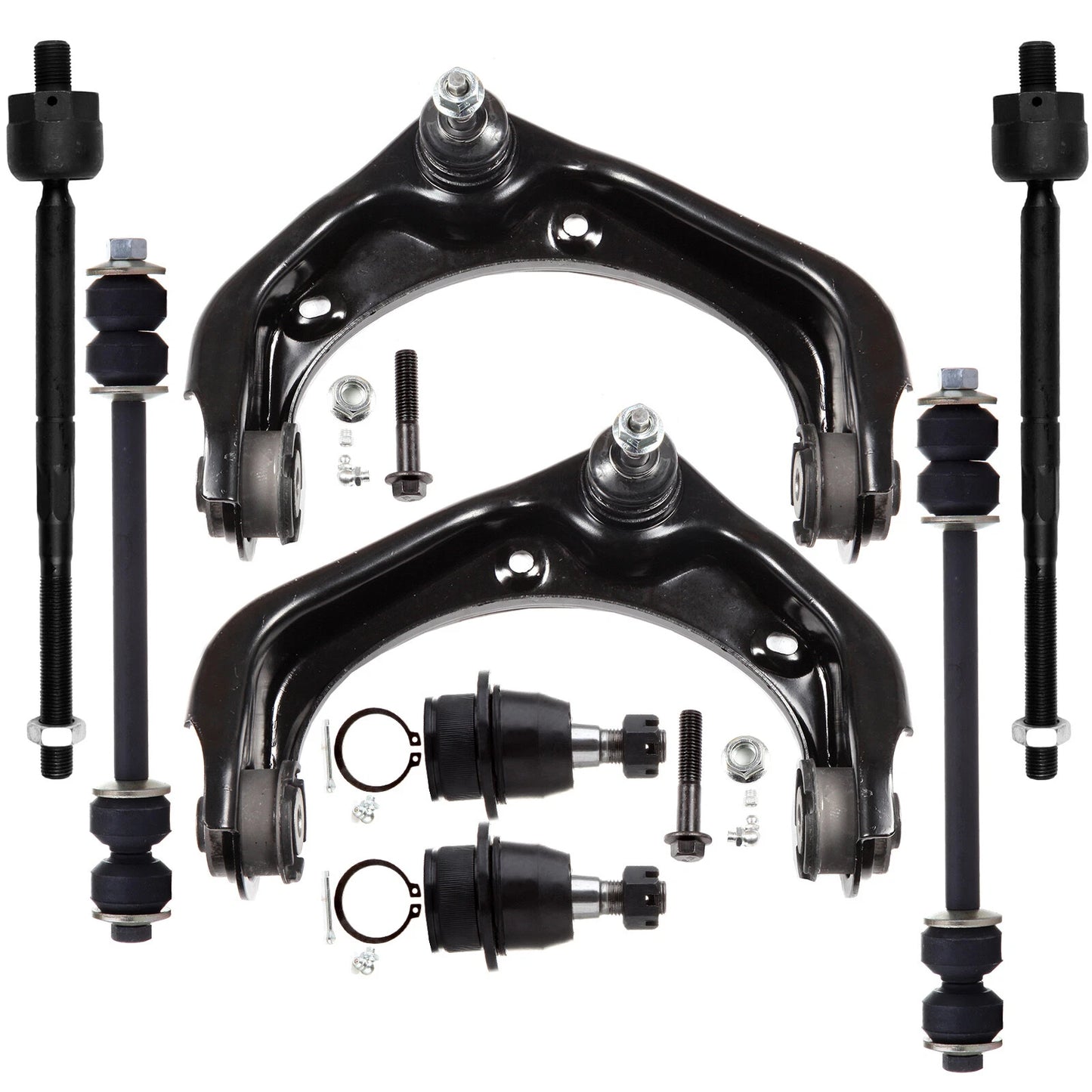 8pc K80722 K80723 K80771 EV800278 K7275 Front Upper Control Arm And Ball Joint Tie Rods For Ford Explorer for Mercury Mountaineer 2006 2007 2008 2009 2010