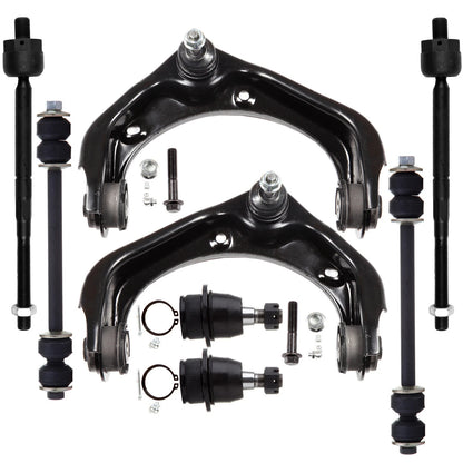 8pc K80722 K80723 K80771 EV800278 K7275 Front Upper Control Arm And Ball Joint Tie Rods For Ford Explorer for Mercury Mountaineer 2006 2007 2008 2009 2010