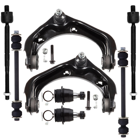 8pc K80722 K80723 K80771 EV800278 K7275 Front Upper Control Arm And Ball Joint Tie Rods For Ford Explorer for Mercury Mountaineer 2006 2007 2008 2009 2010