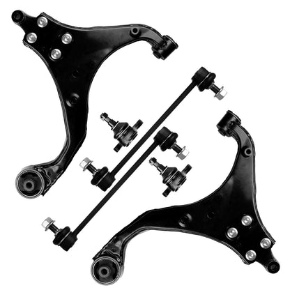 6pc K641338 K641339 K500012 K80510 Front Lower Control Arm Sway Bar End Linkage For Hyundai Tucson 2005 2006 2007 2008 2009 for Kia Sportage 2005 2006 2007 2008 2009 2010
