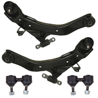 4pc K620327 K620328 K90358 Front Lower Control Arm Sway Bar Kit for Hyundai Elantra 2001 2002 2003 2004 2005 2006